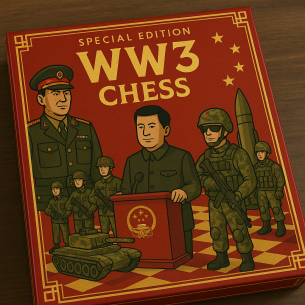 China Edition — World War 3 Chess Board (Extra Deluxe, Extra Exclusive)